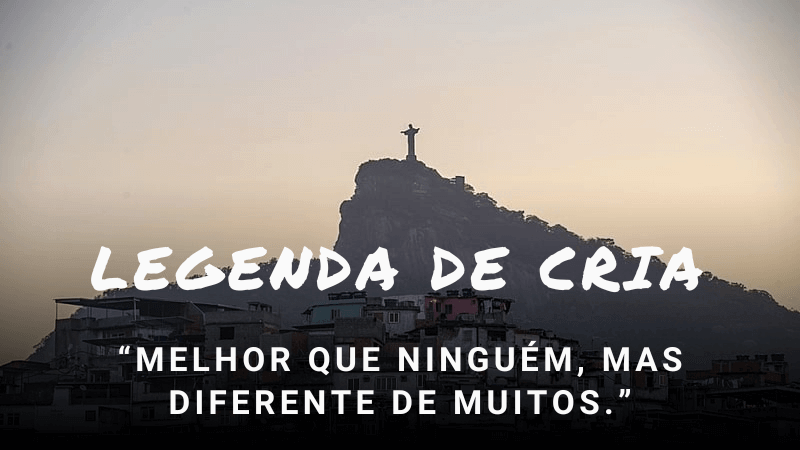 Frase de cria para legenda no Instagram, destacando autenticidade e estilo urbano.