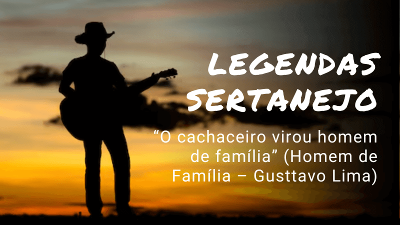 Legenda sertaneja inspirada na música Homem de Família, de Gusttavo Lima. Perfeita para fotos no Instagram.